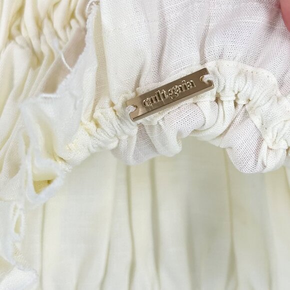 Cult Gaia Lola Ruched Tie Bodice Midi Dress - Picture 9 of 11